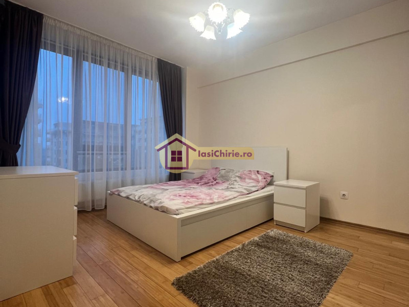 Apartament de inchiriat cu 3 camere in Iasi, de tip semidecomandat, suprafata de 65 mp, zona Copou