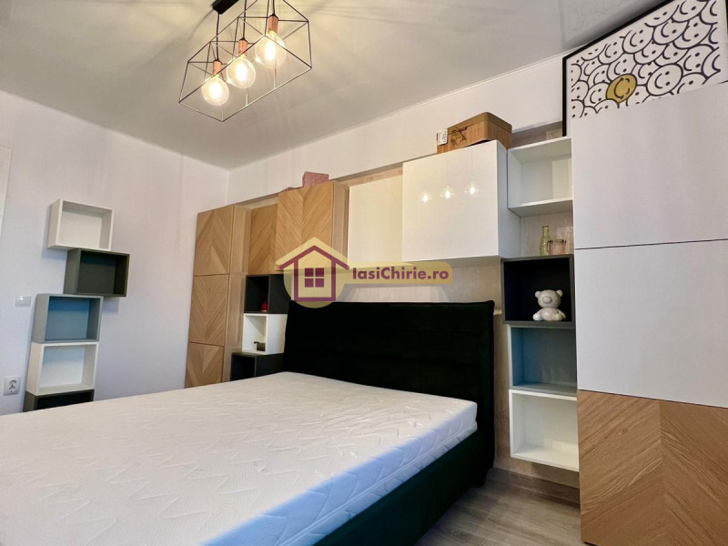 Apartament de inchiriat cu 2 camere in Iasi, de tip Open space, suprafata de 64 mp, zona Copou