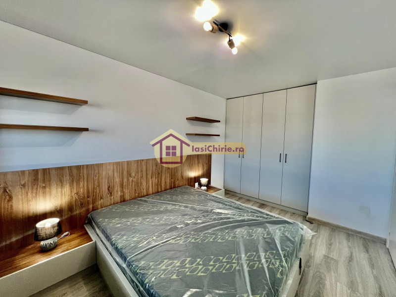 Apartament de inchiriat cu 2 camere in Iasi, de tip semidecomandat, suprafata de 56 mp, zona Copou(Copou Garden)