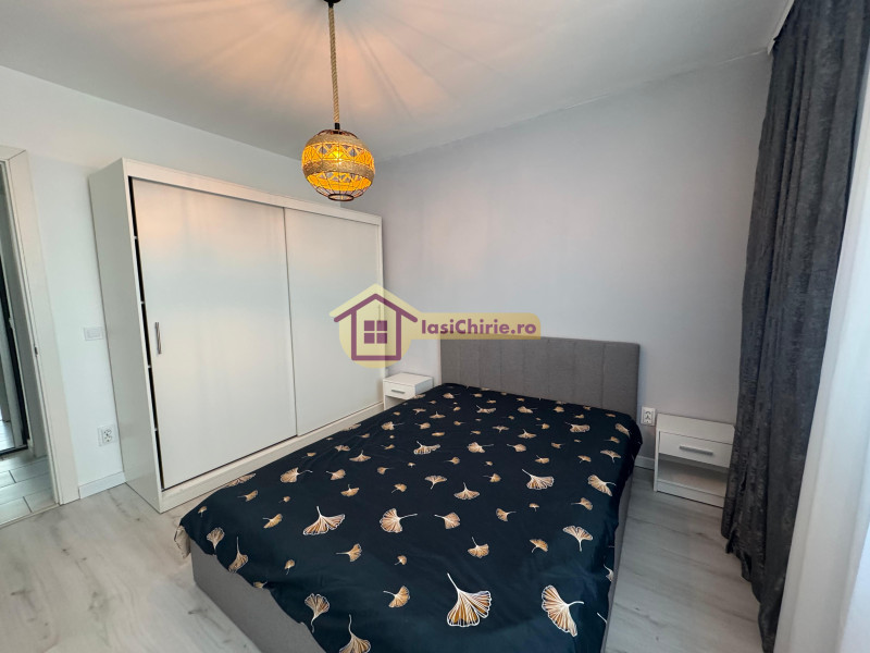 Apartament de inchiriat cu 2 camere in Iasi, de tip decomandat, suprafata de 52 mp, zona Visani