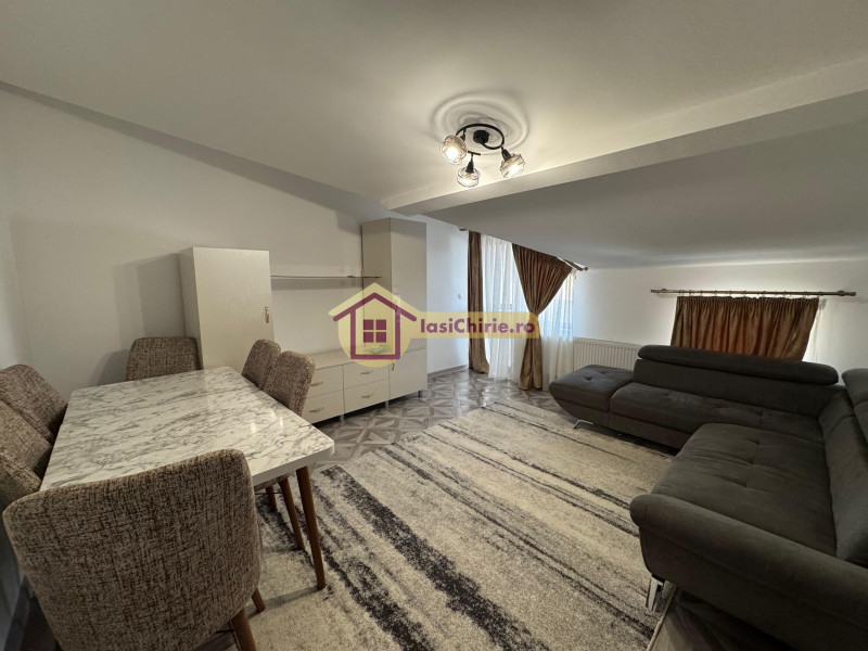 Apartament de inchiriat cu 3 camere in Iasi, de tip decomandat, suprafata de 75 mp, zona Visani