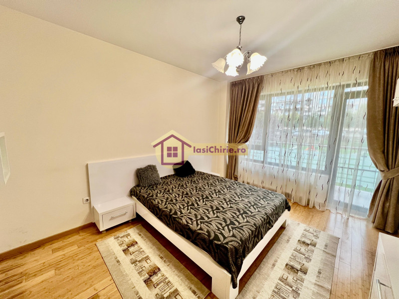 Apartament de inchiriat cu 2 camere in Iasi, de tip semidecomandat, suprafata de 60 mp, zona Copou(Exclusive Residence)