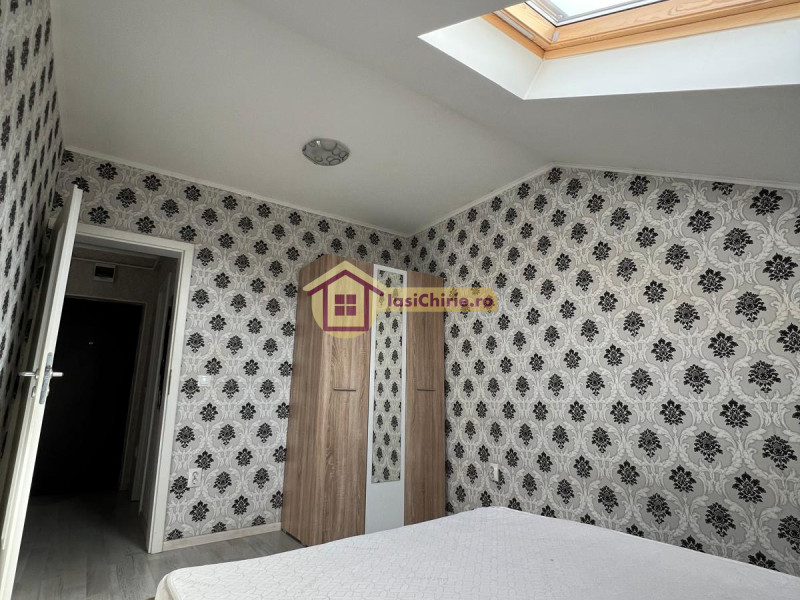 Apartament de inchiriat cu 2 camere in Iasi, de tip semidecomandat, suprafata de 40 mp, zona Centru(Palas Mall)