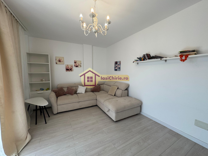 Apartament de vanzare cu 2 camere in Iasi, de tip decomandat, suprafata de 50 mp, zona Visani