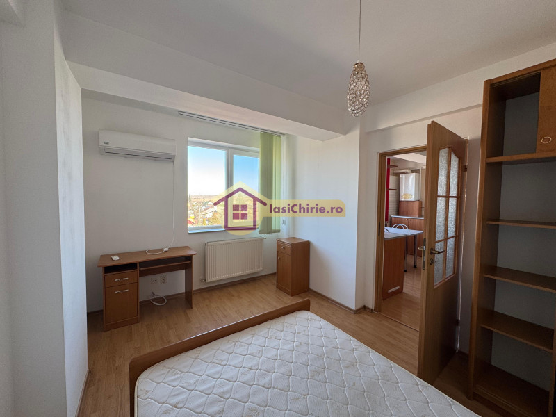 Apartament de inchiriat cu 2 camere in Iasi, de tip semidecomandat, suprafata de 35 mp, zona Tatarasi