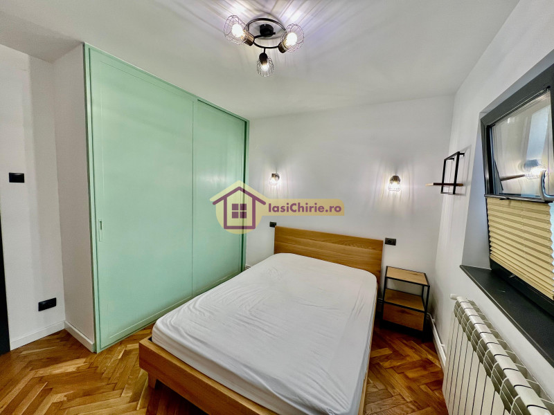 Apartament de inchiriat cu 2 camere in Iasi, de tip decomandat, suprafata de 54 mp, zona Central(600)
